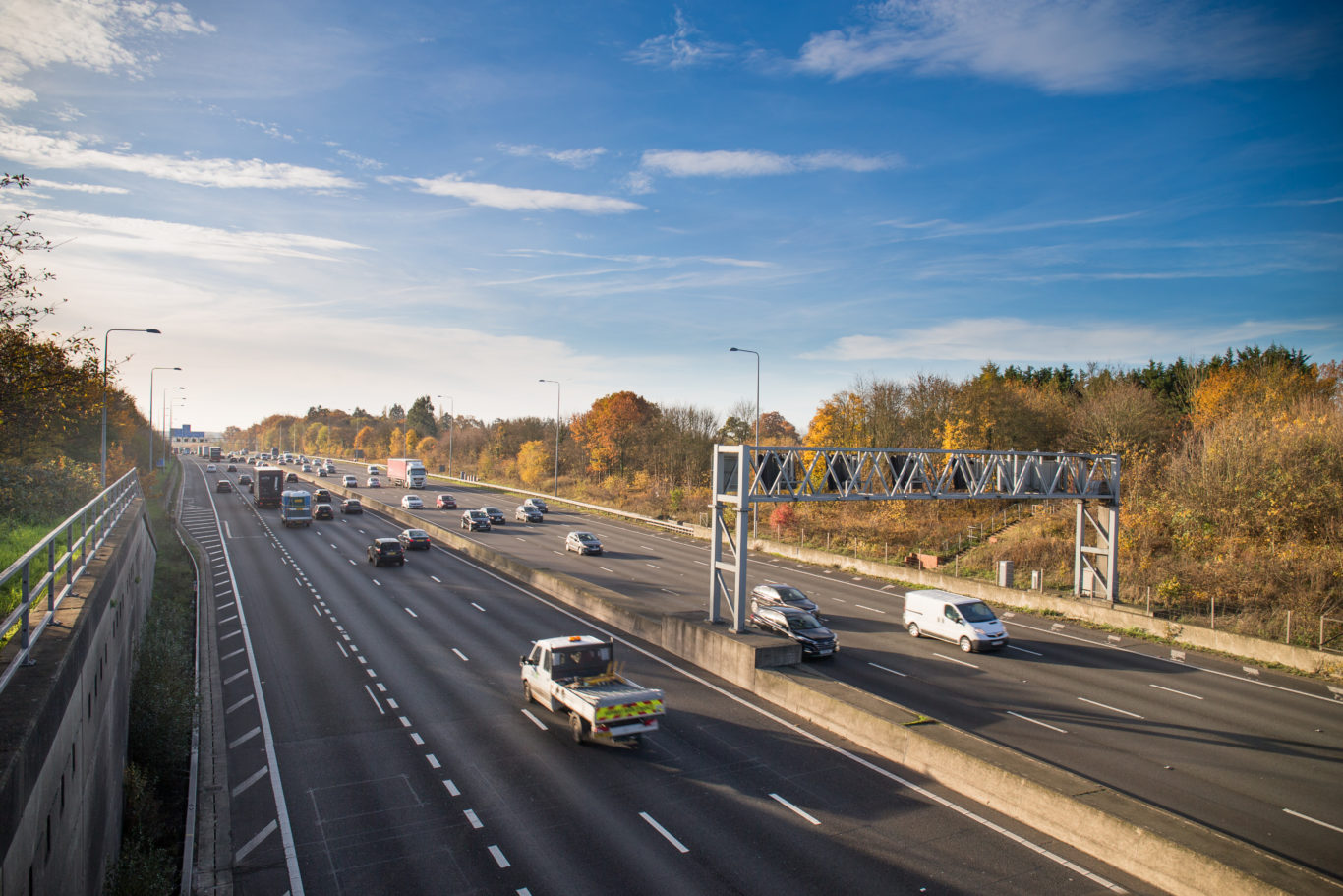 Smart motorways aim to improve congestion and traffic flow