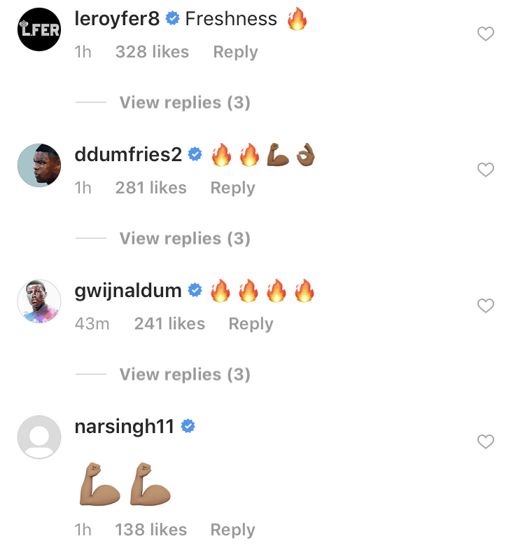 The Instagram comments