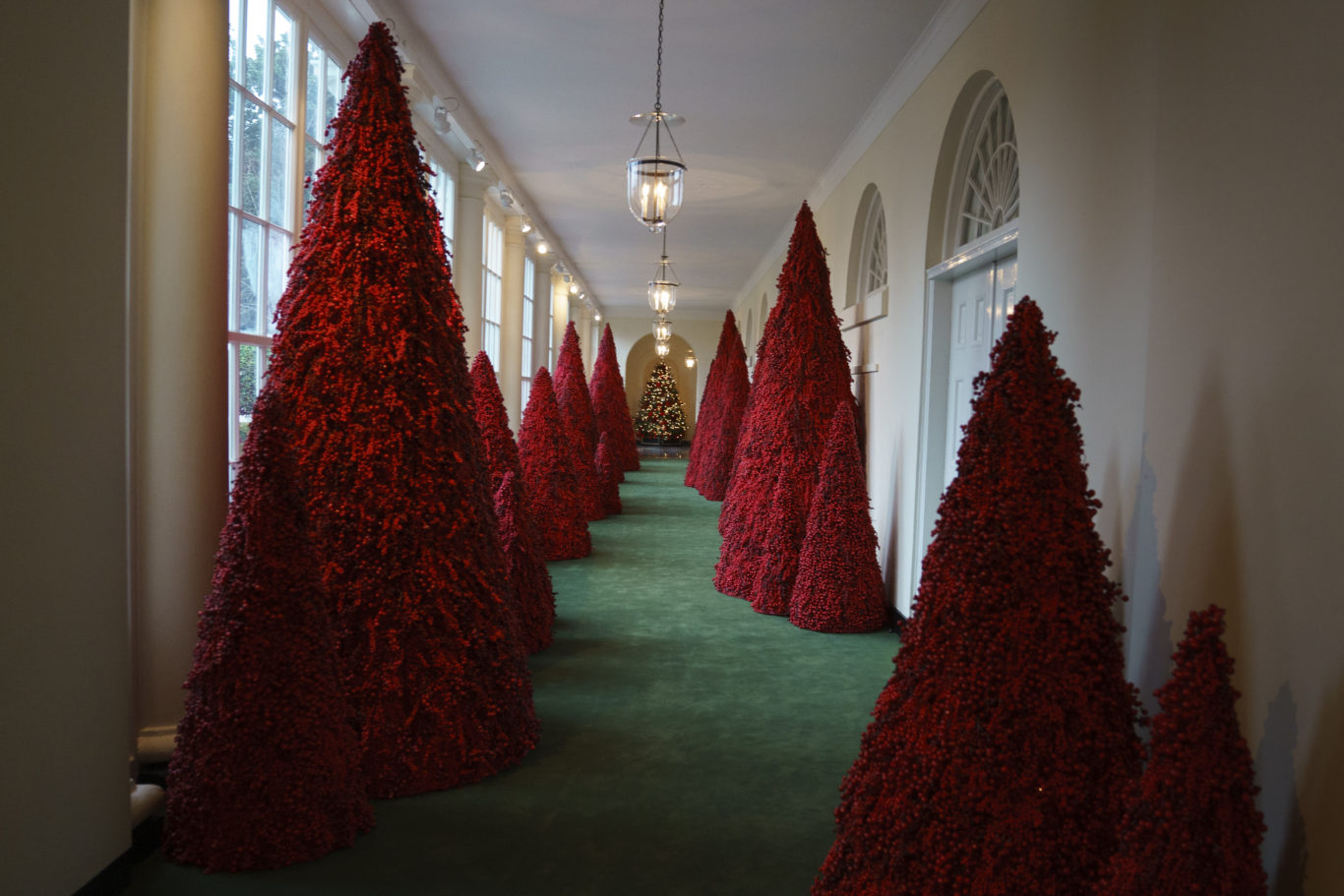 Melania Trump shows off White House Christmas decorations | Express & Star