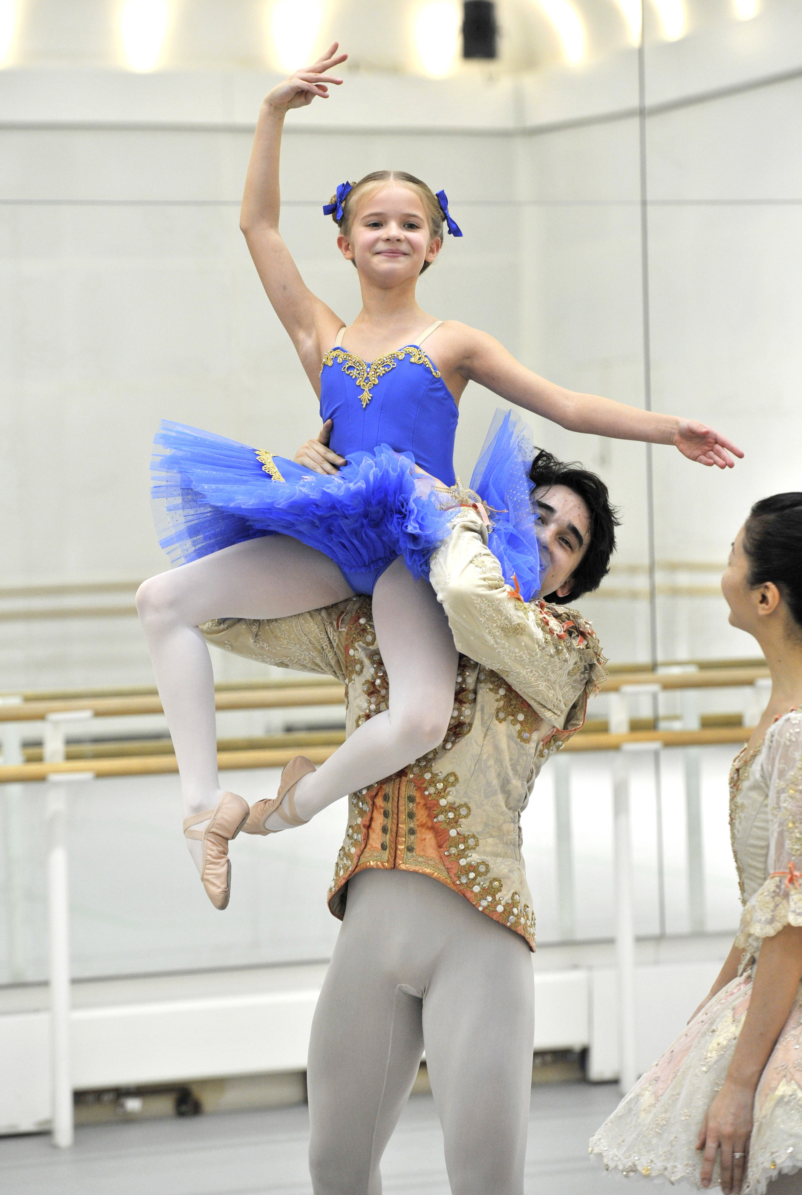 Charlie Tait dances with ballet stars