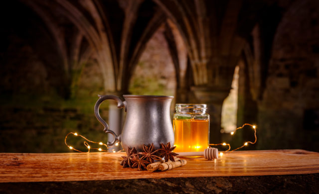 Mead is made from fermenting honey with water and sometimes fruits and spices (English Heritage/PA)