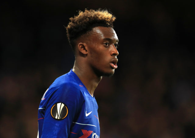 Chelsea's Callum Hudson-Odoi is attracting attention 