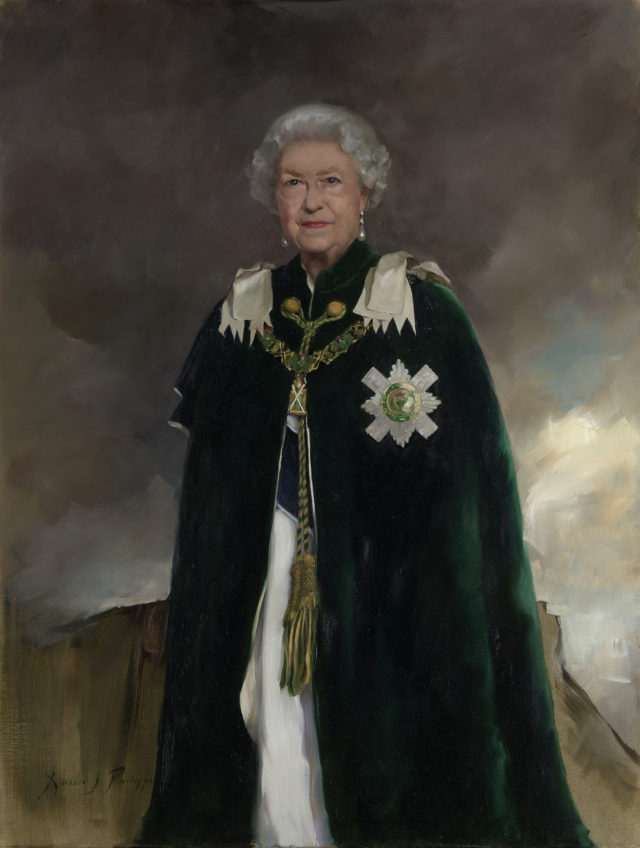 The Queen's portrait