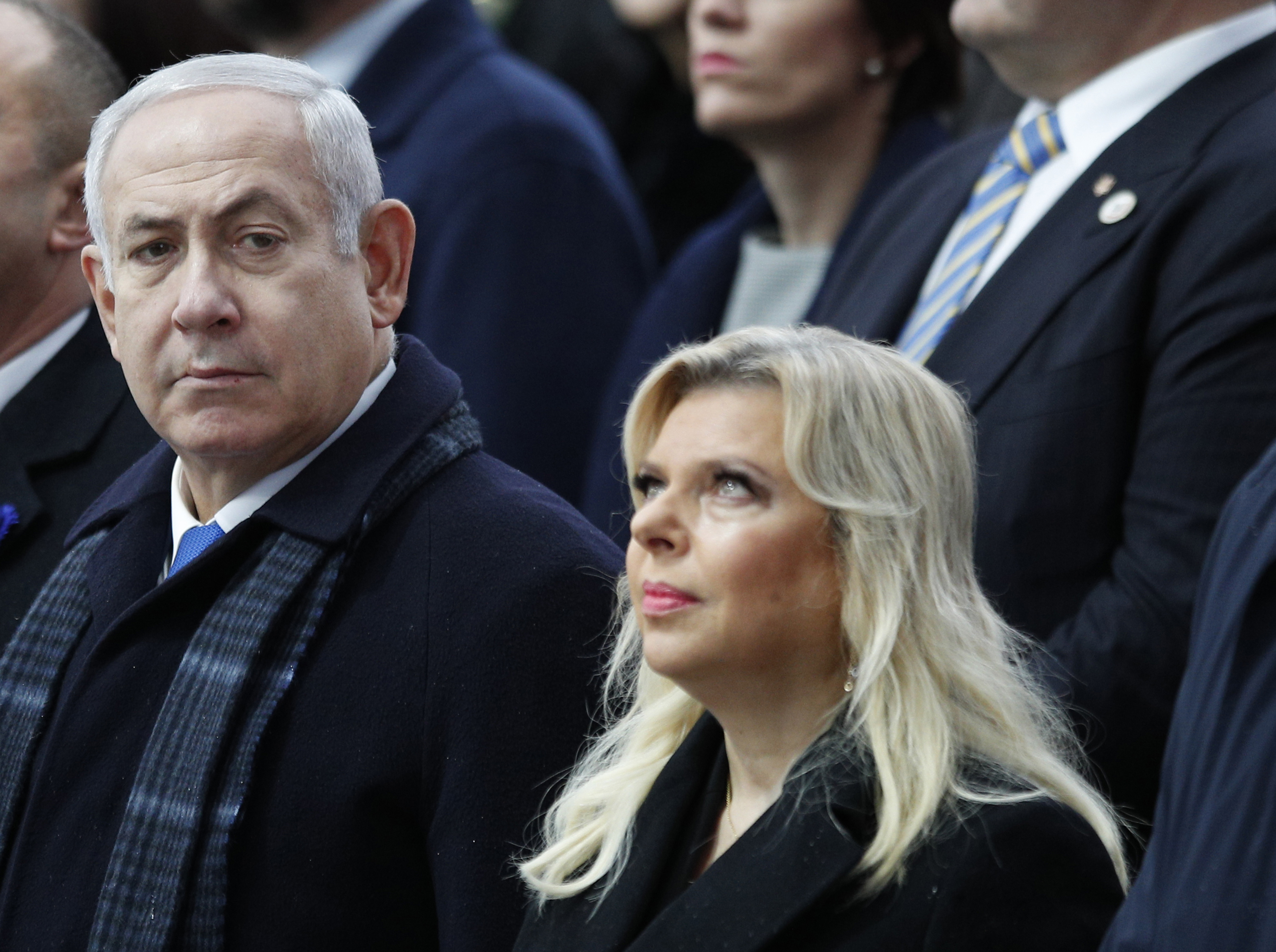 Benjamin Netanyahu and his wife Sara