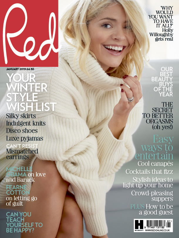 Holly Willoughby on Red
