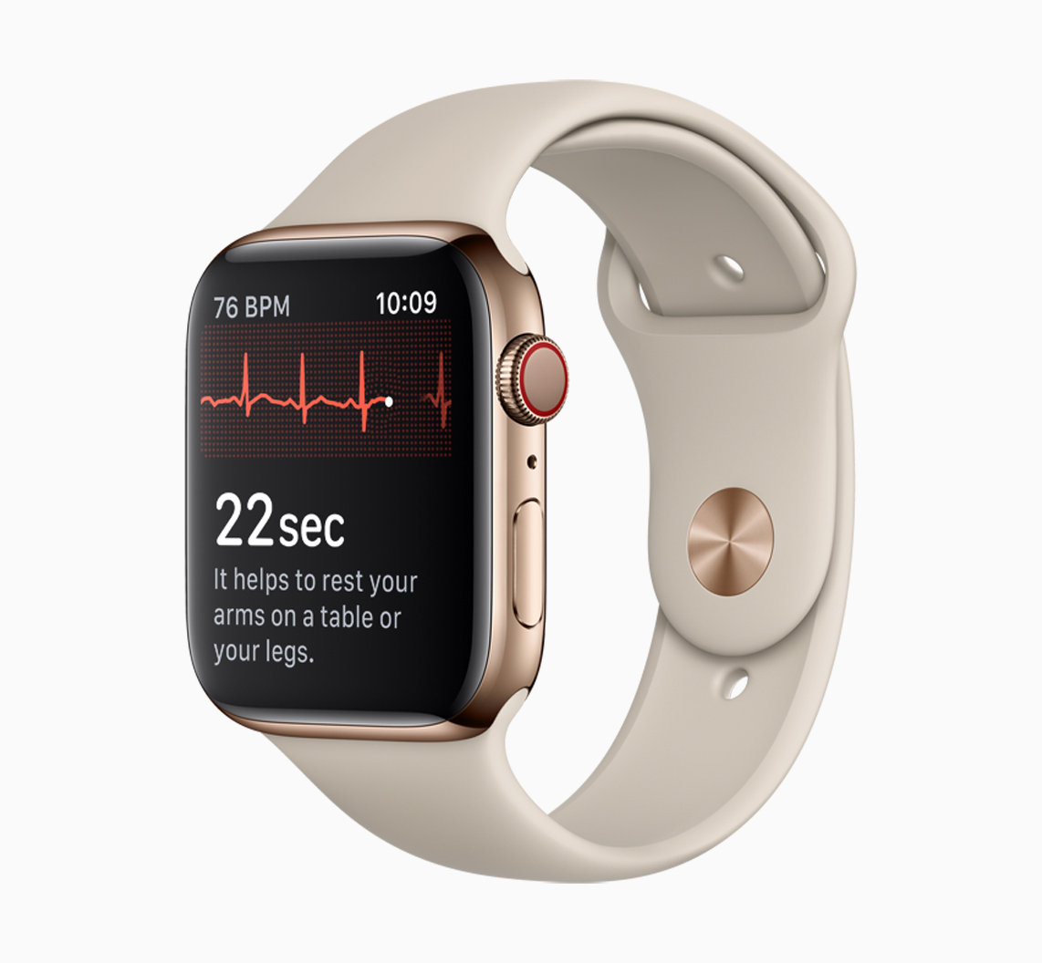 ECG app on the Apple Watch