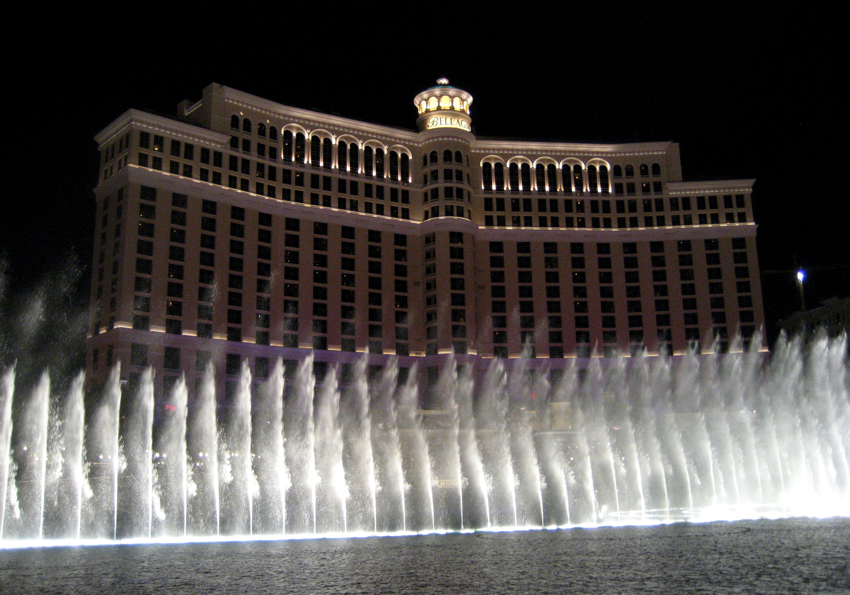 A general view of the Bellagio Hotel in Las Vegas