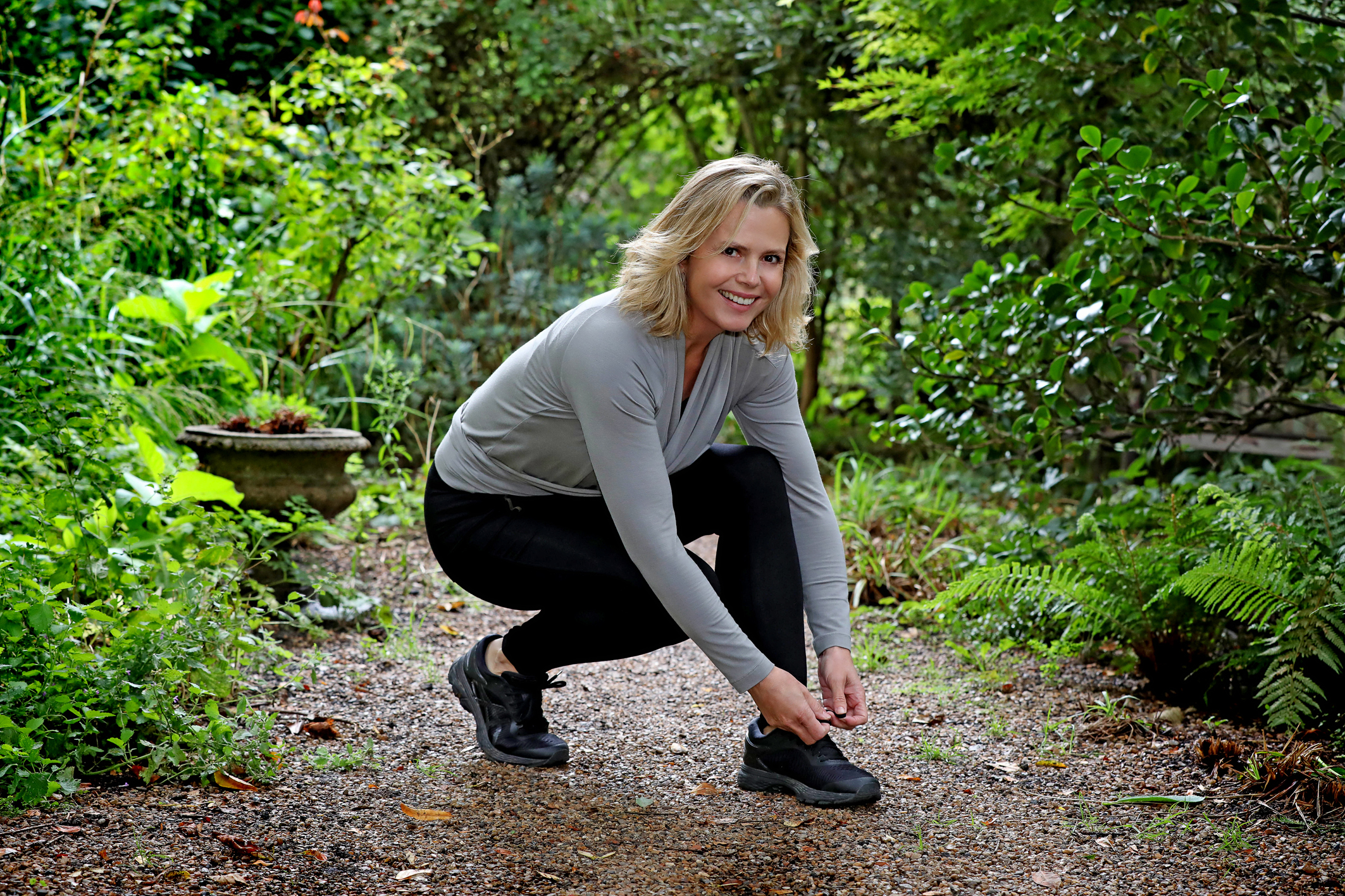 Get outside for a run, says Liz Earle
