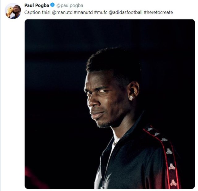Paul Pogba's now-deleted social post (Paul Pogba/Twitter)