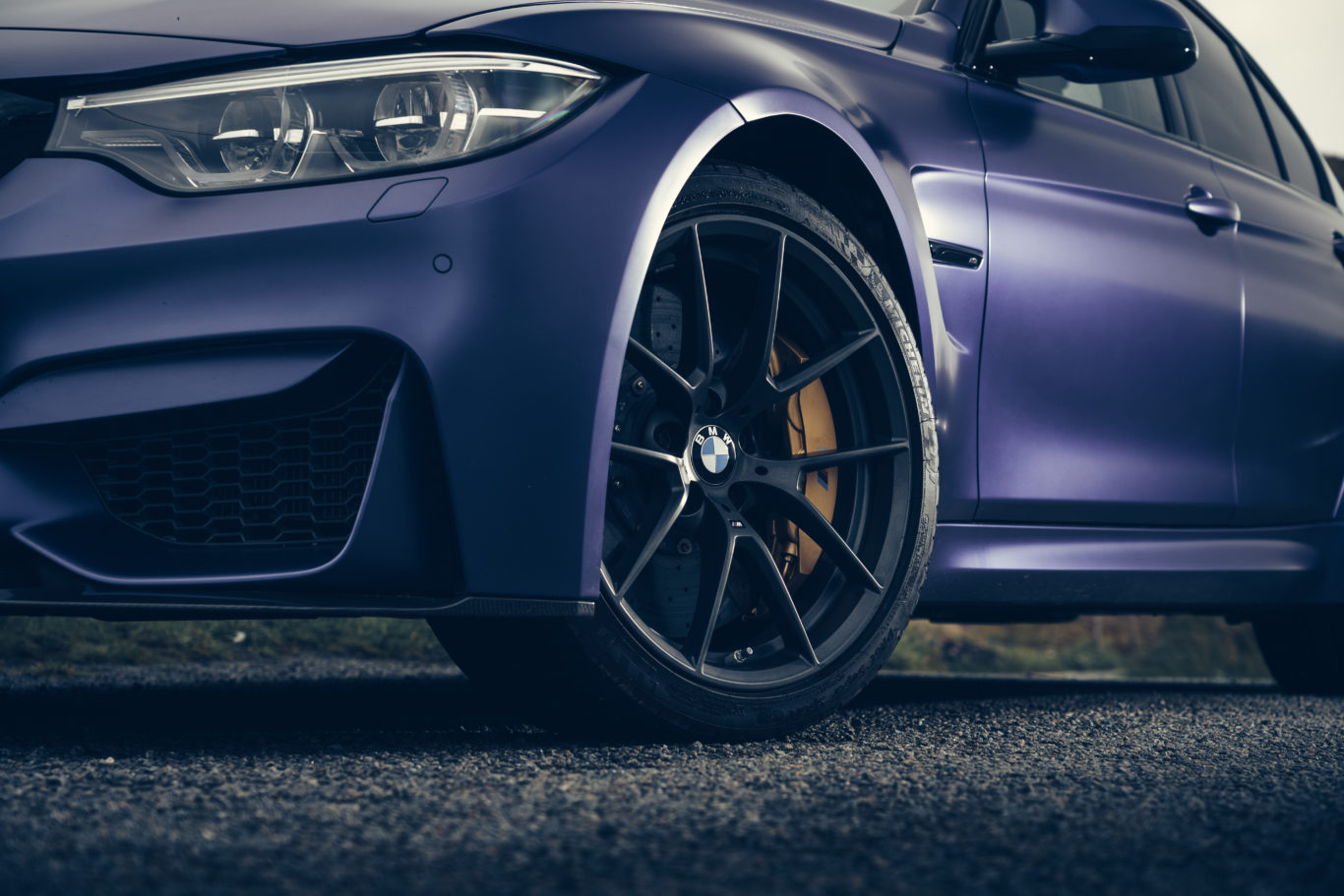 The M3's low ride height did mean a little extra caution was required when driving
