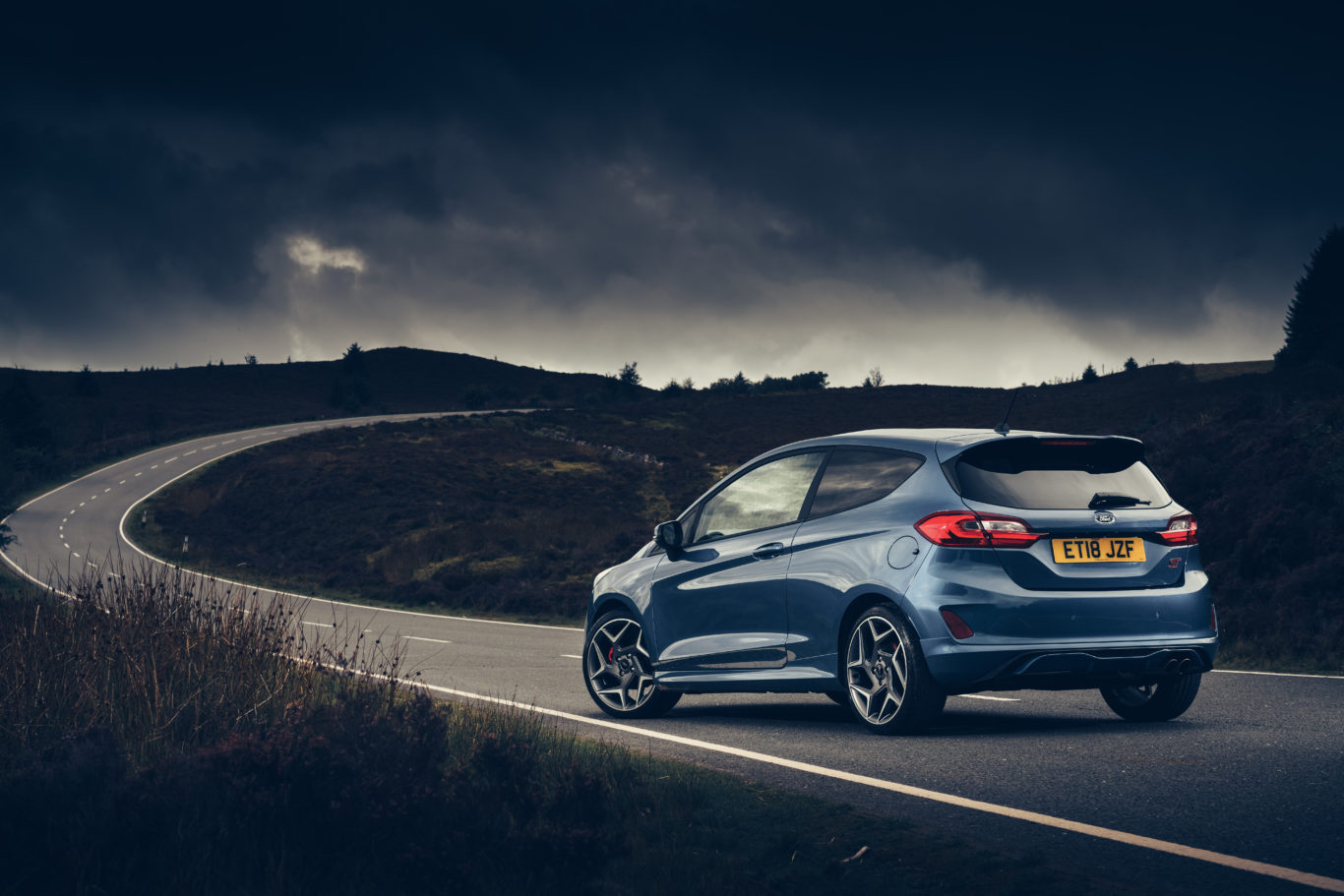 The Fiesta's compact size makes it ideal for country roads