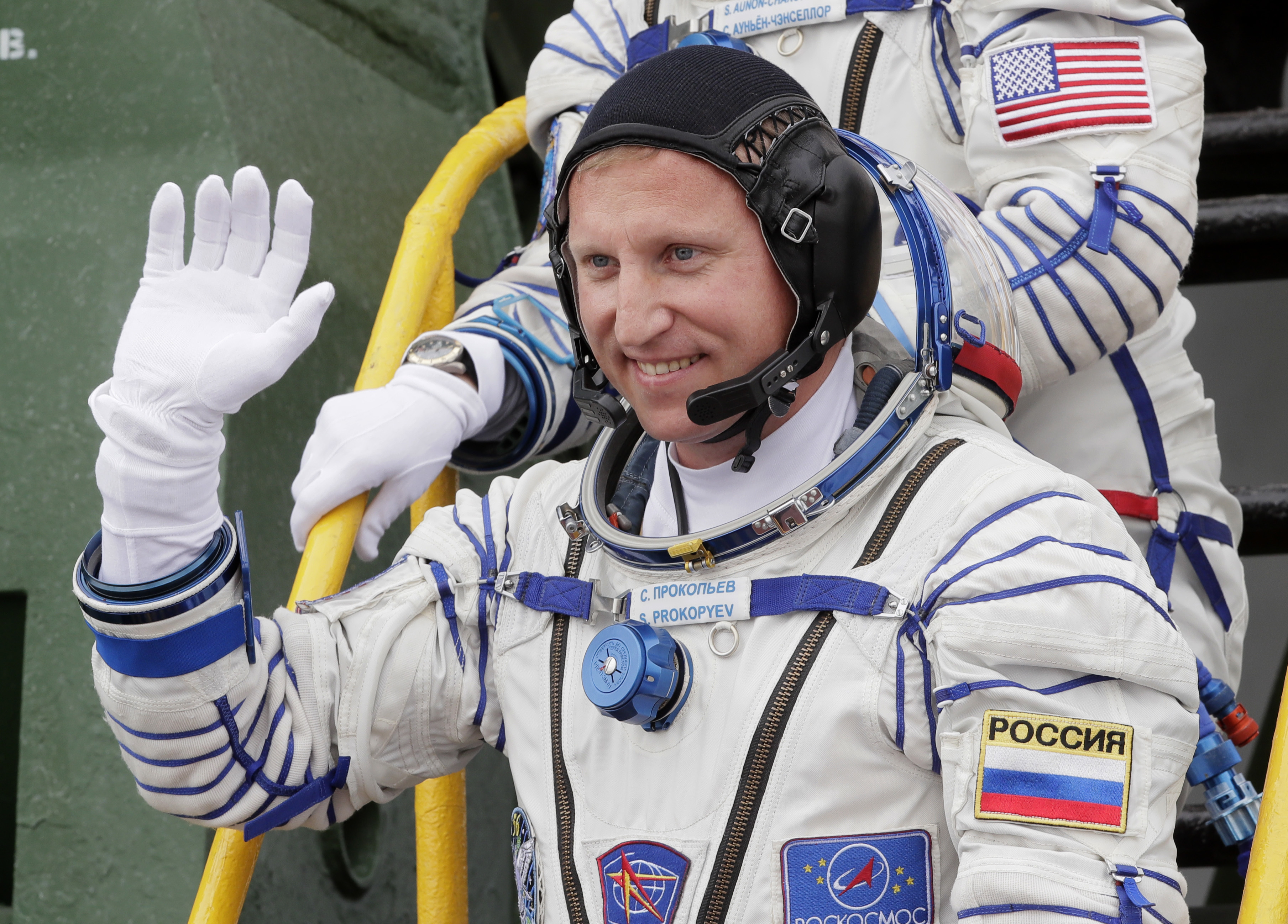 Russian cosmonaut Sergey Prokopyev