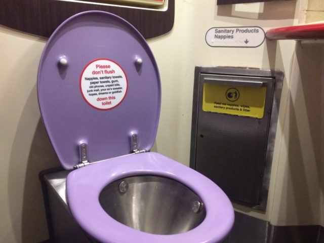 The train company is urging customers to follow the 3Ps of flushing (Virgin Trains)