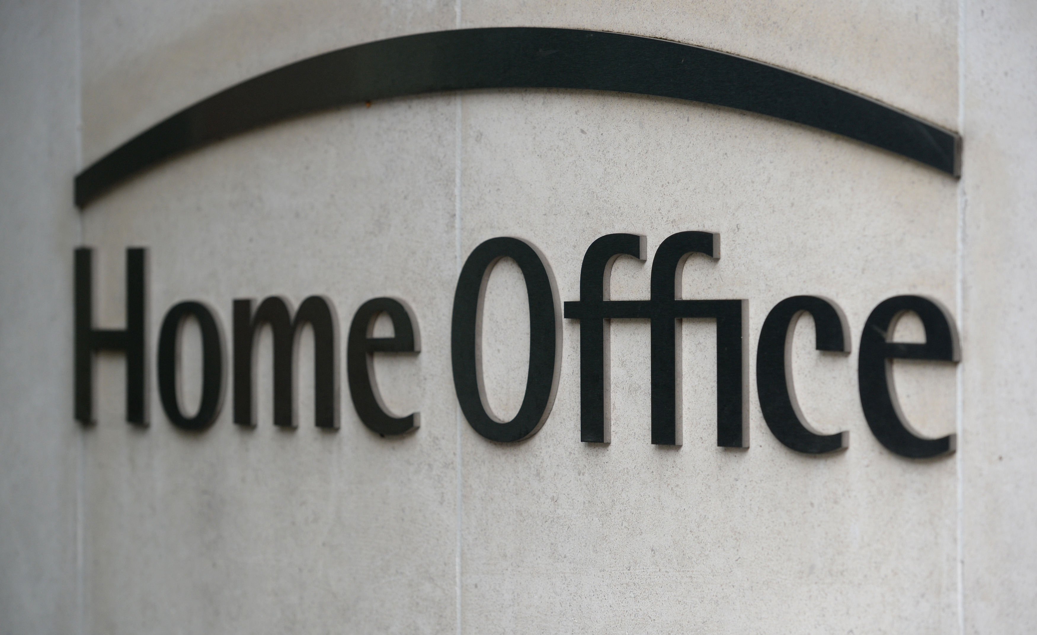 Signage for the Home Office in Westminster, London