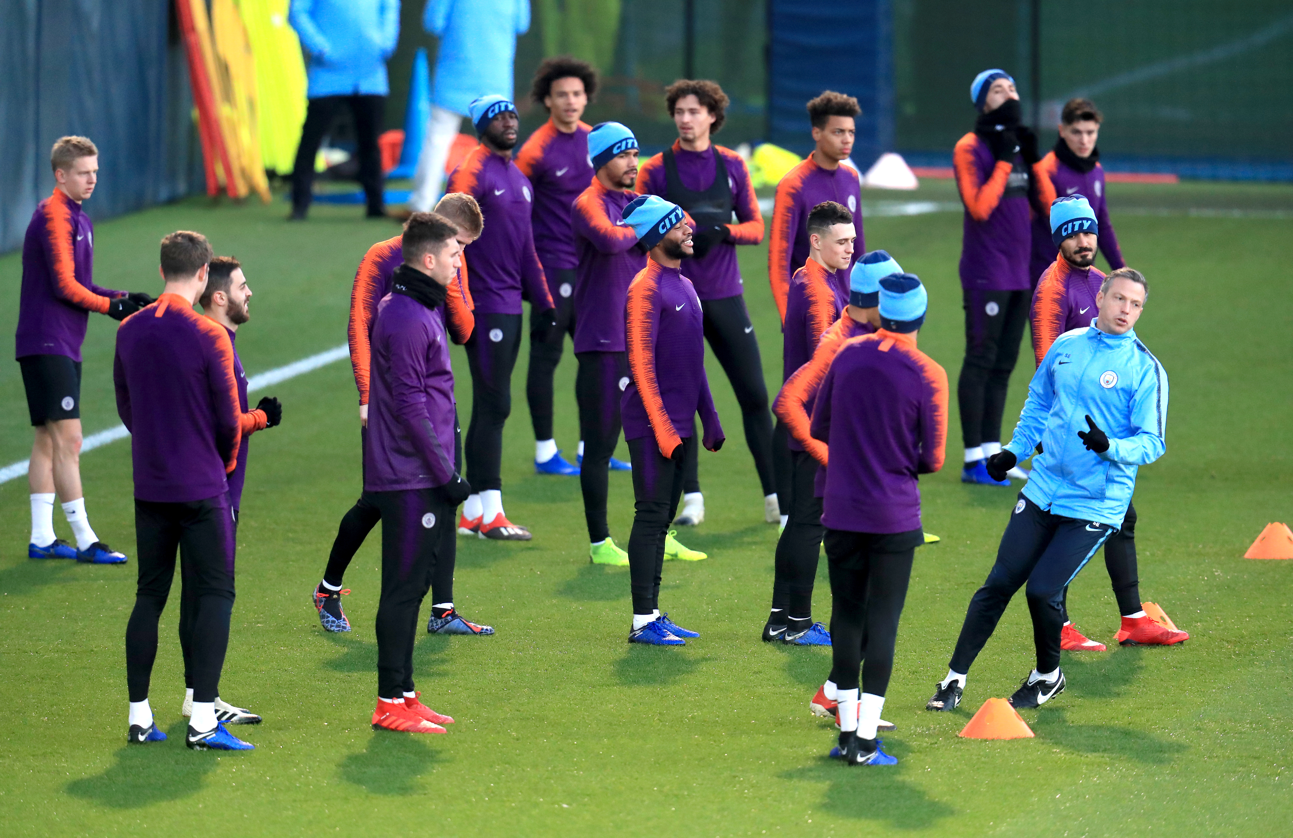 Manchester City training