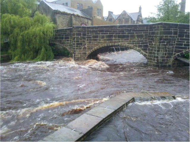 The project aims to help areas such as Hebden Bridge which were hit by flooding on Boxing Day 2015 (Calderdale Council/PA)