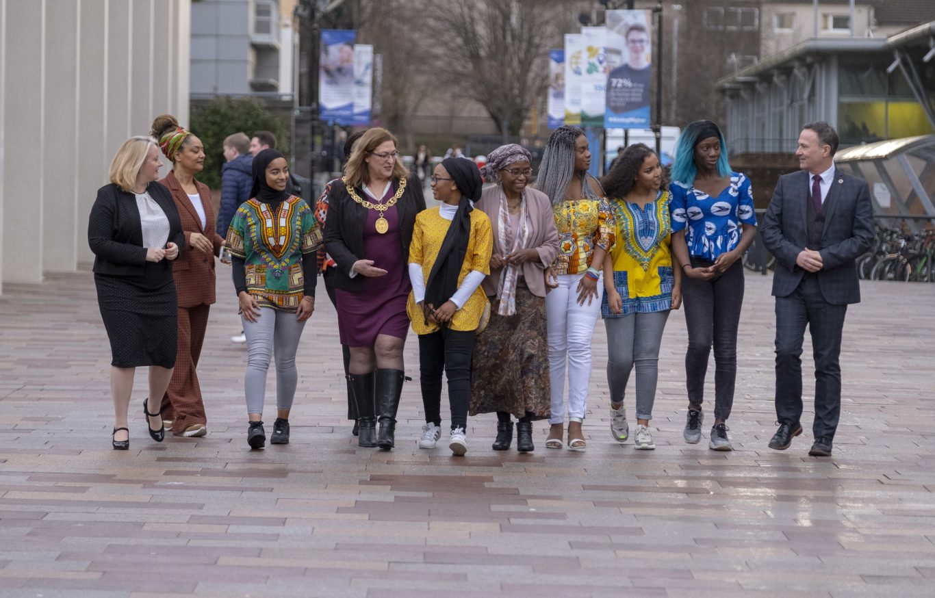 African schoolgirls