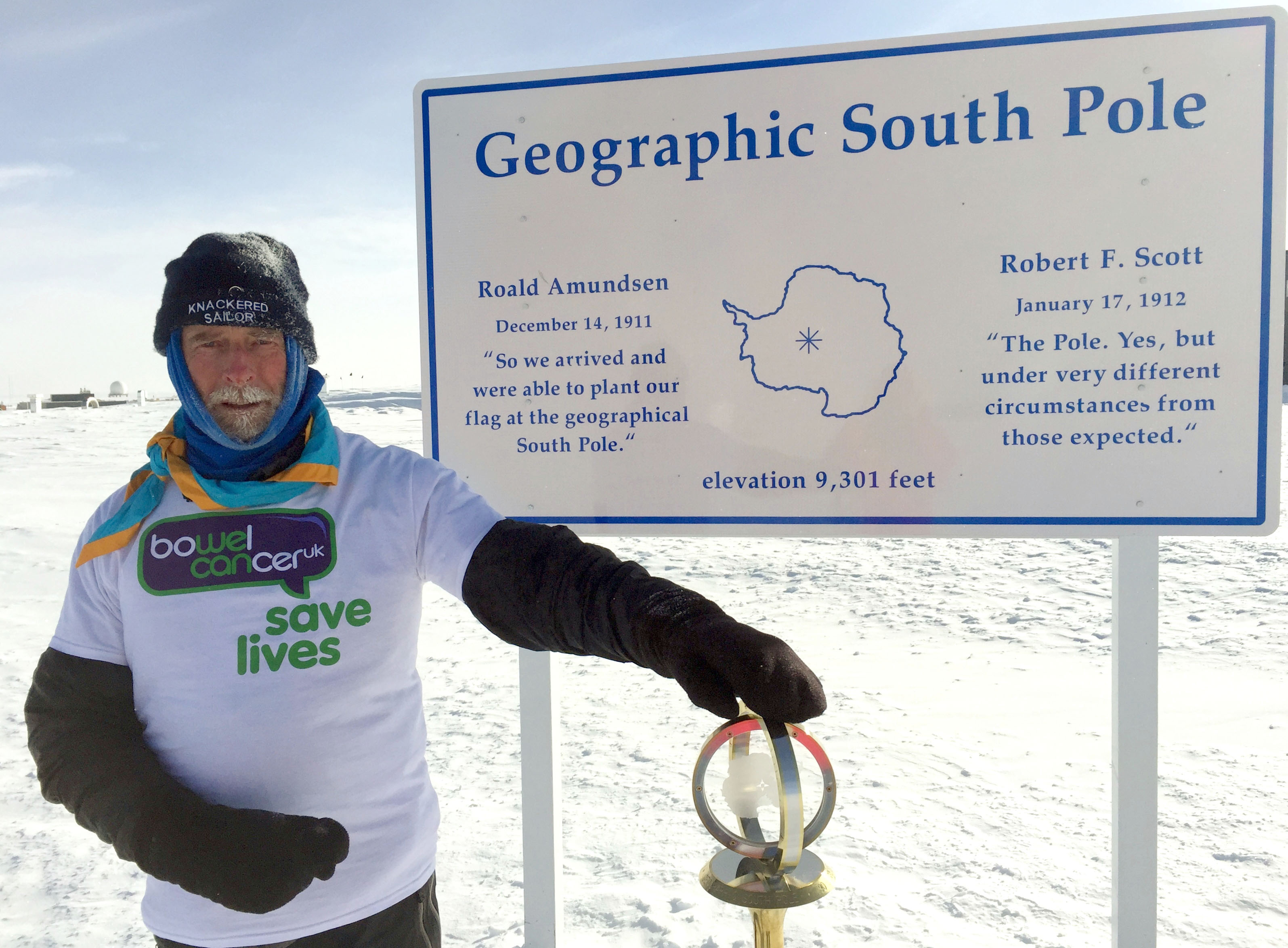 Patrick McIntosh at South Pole