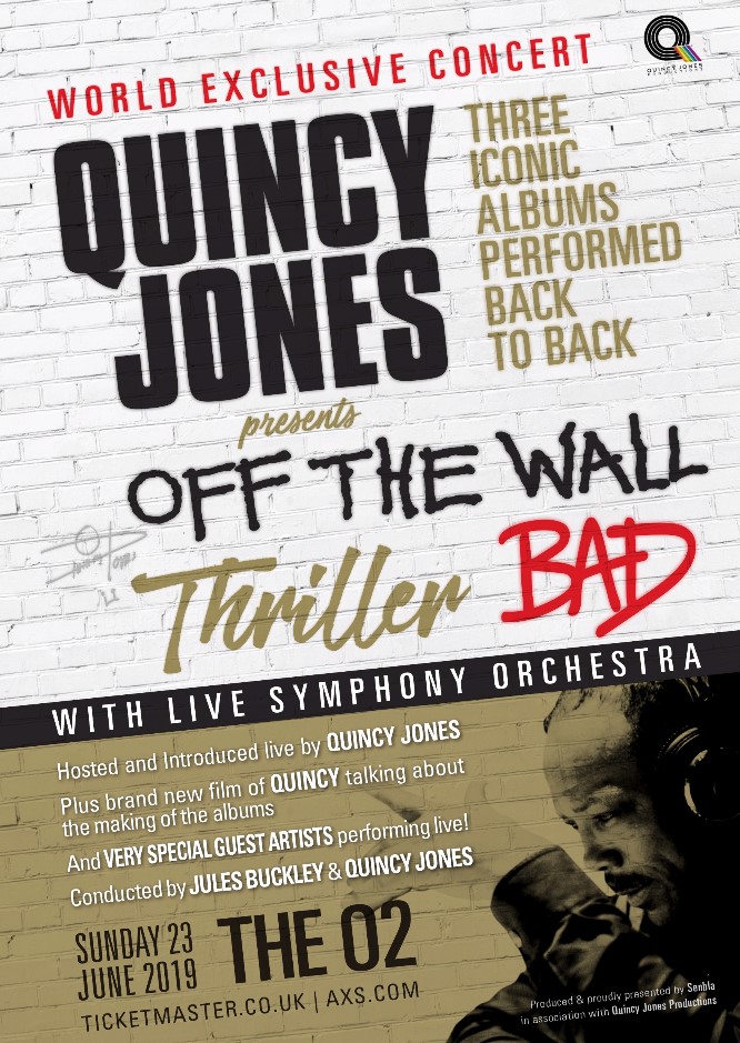 Off The Wall, Thriller and Bad: Live In Concert with Quincy Jones