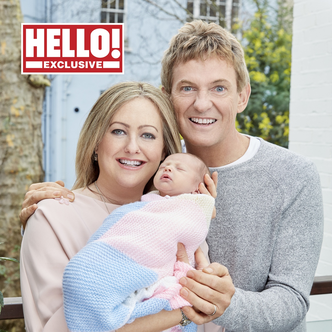 Wright and his wife Amelia with daughter Cassady