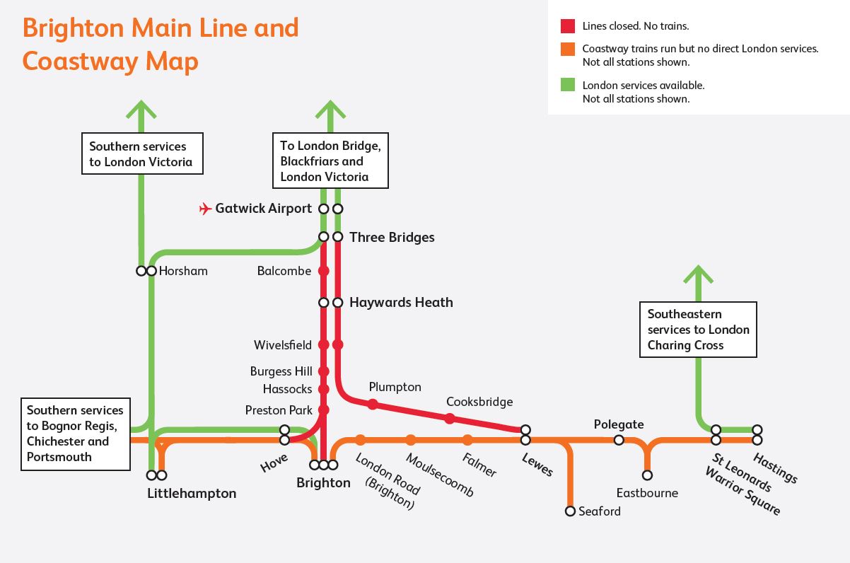 One of Britain's busiest rail lines is closed for engineering work (Network Rail/PA)