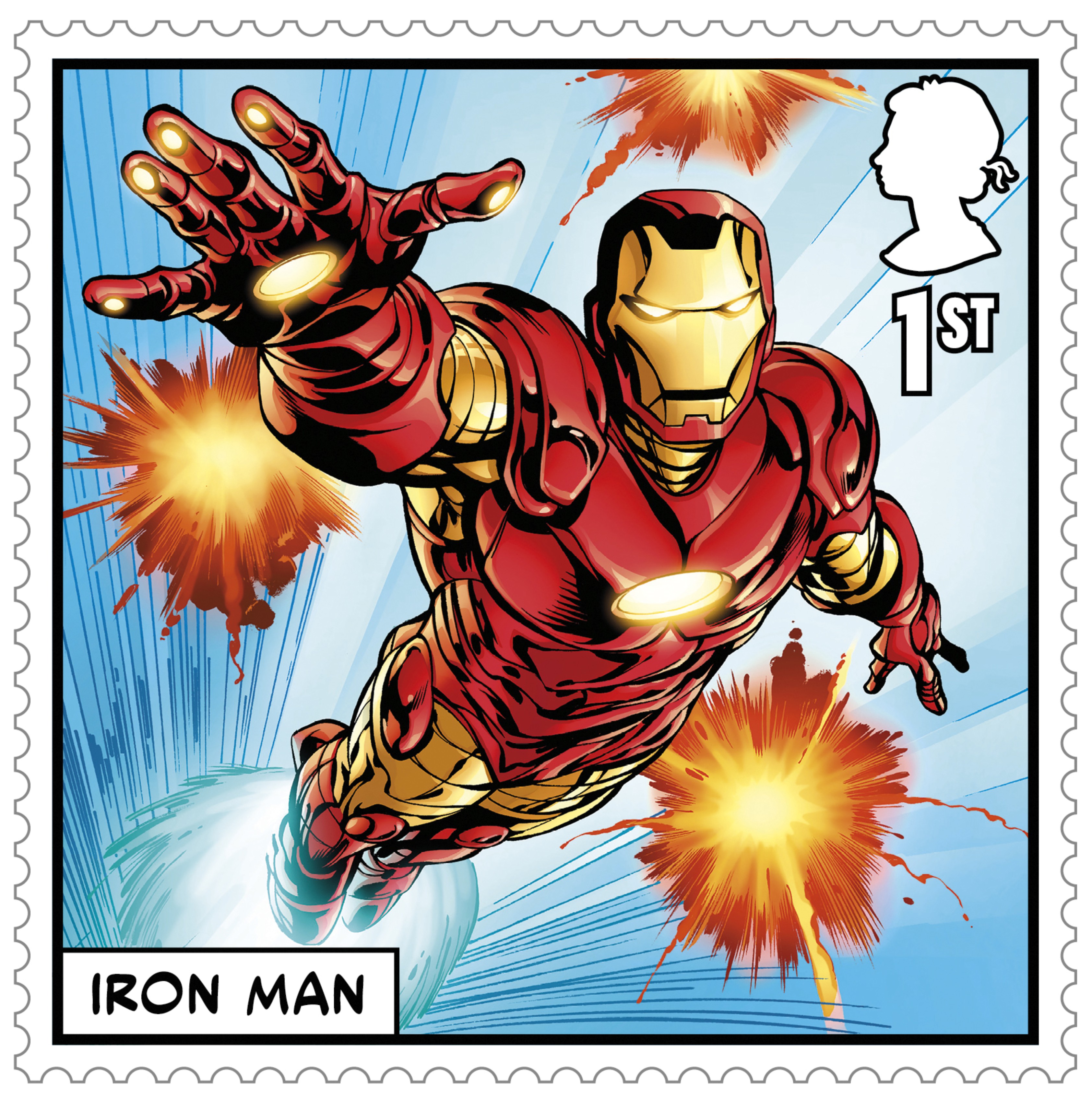 Iron Man stamp