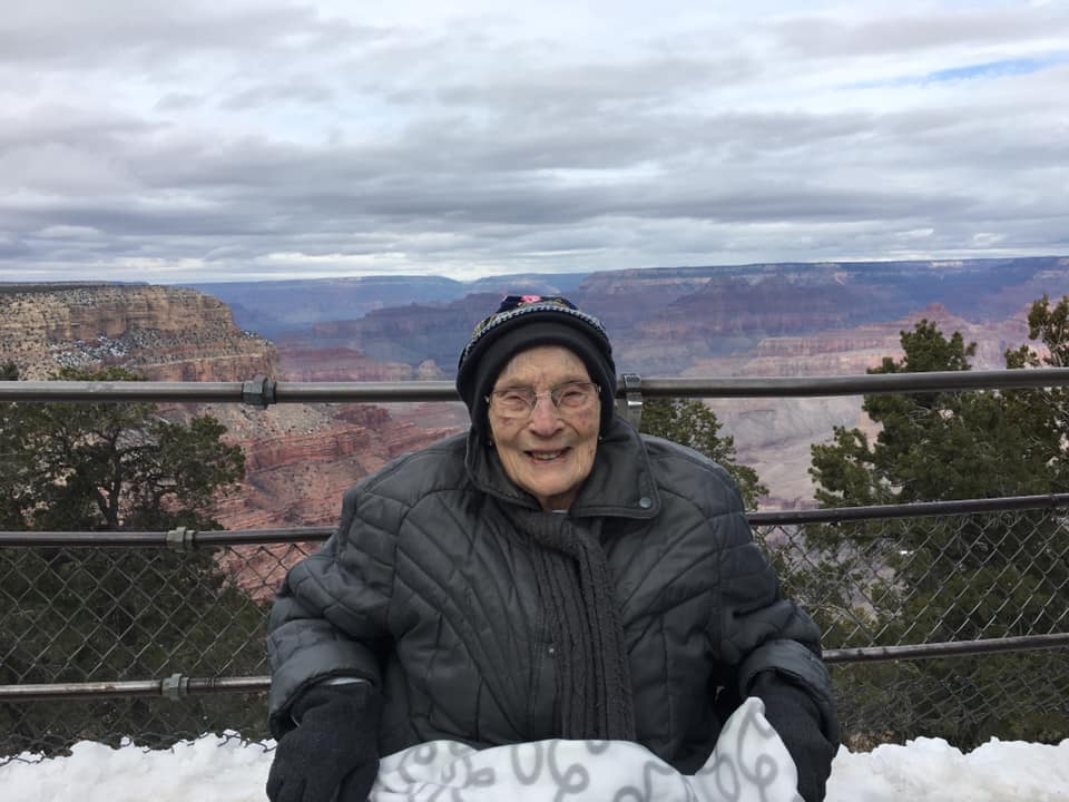 Rose at the Grand Canyon