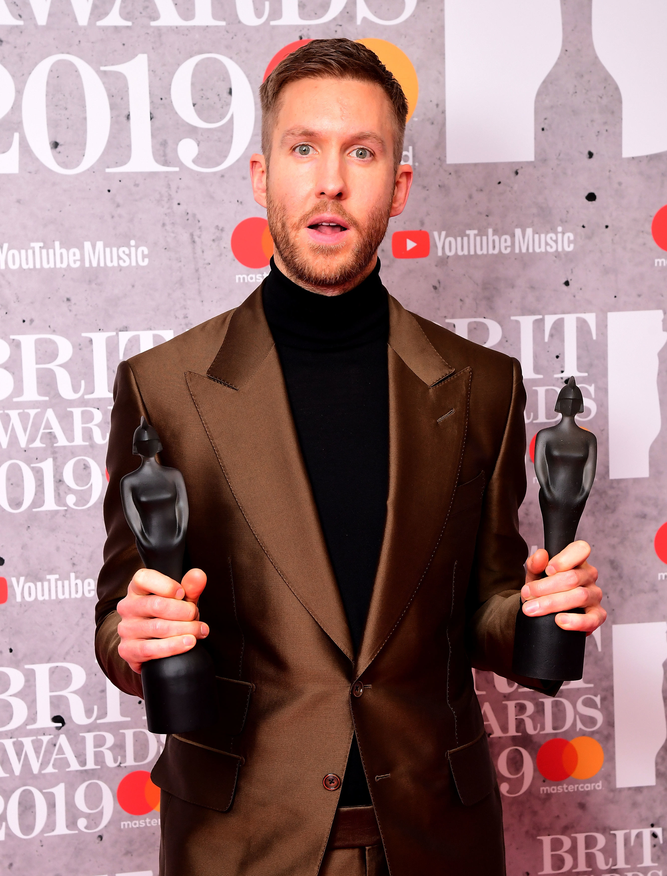 In Pictures Brits winners show off their awards Bradford Telegraph