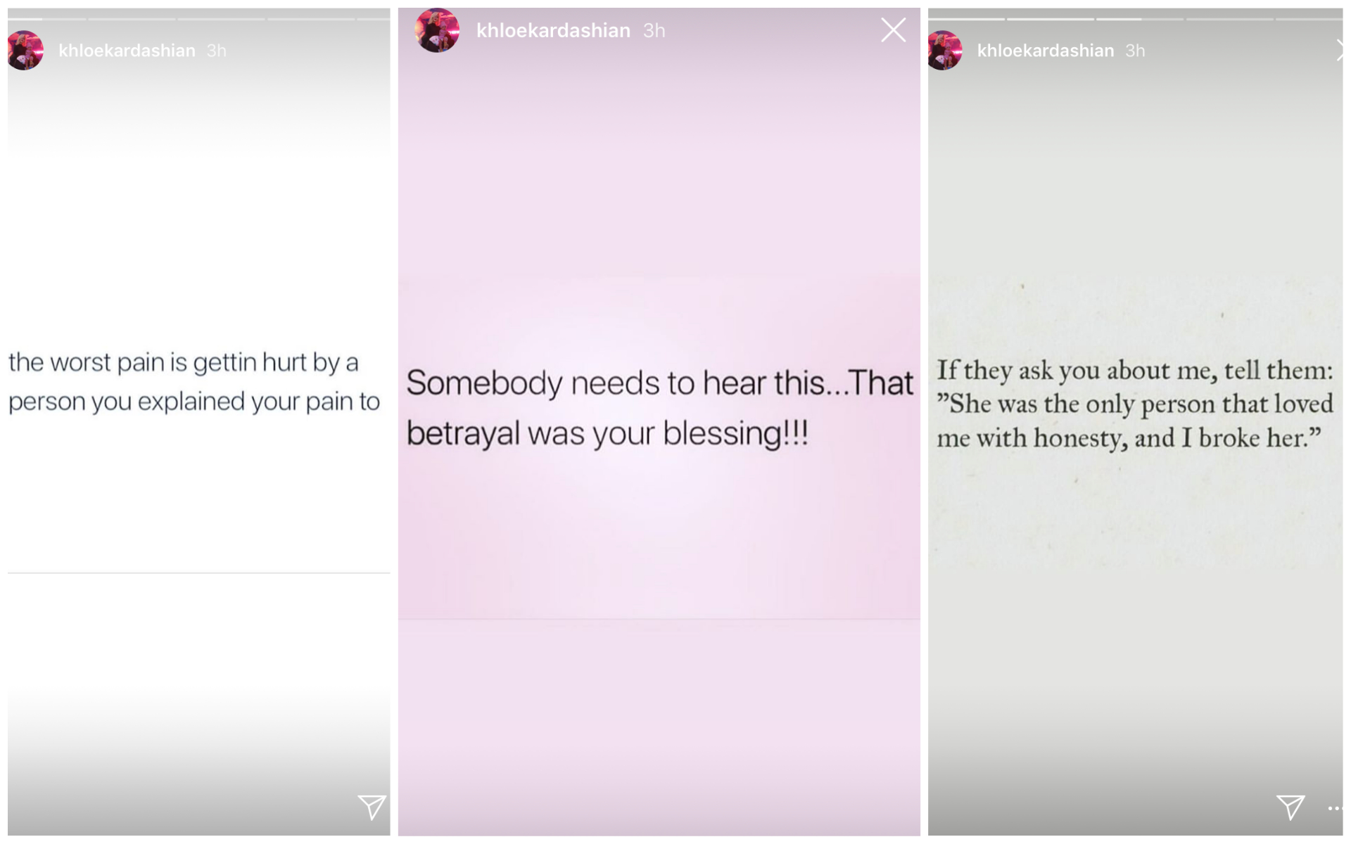 Khloe Kardashian posts cryptic quotes on social media amid cheating