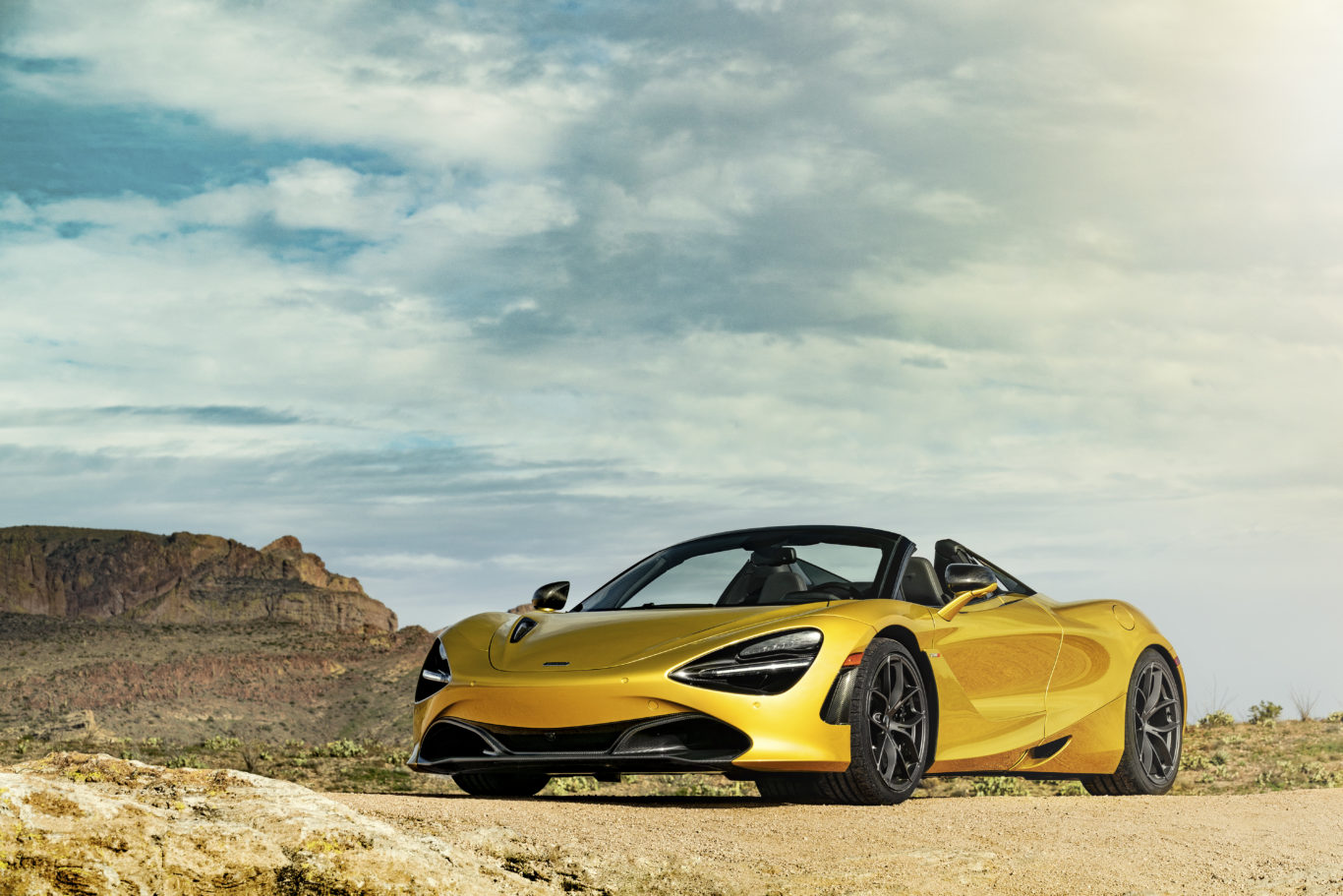 The 720s Spider can hit 124mph in just 7.9 seconds