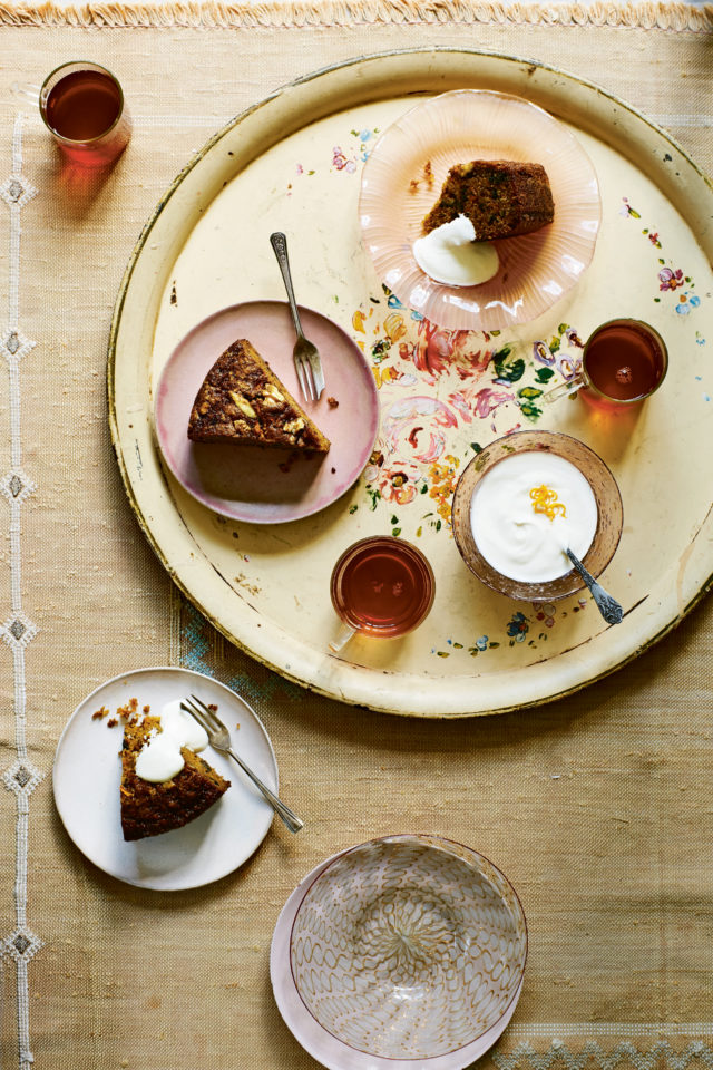 Carrot and caraway cake from Salt & Time by Alissa Timoshkina (Lizzie Mayson/PA)