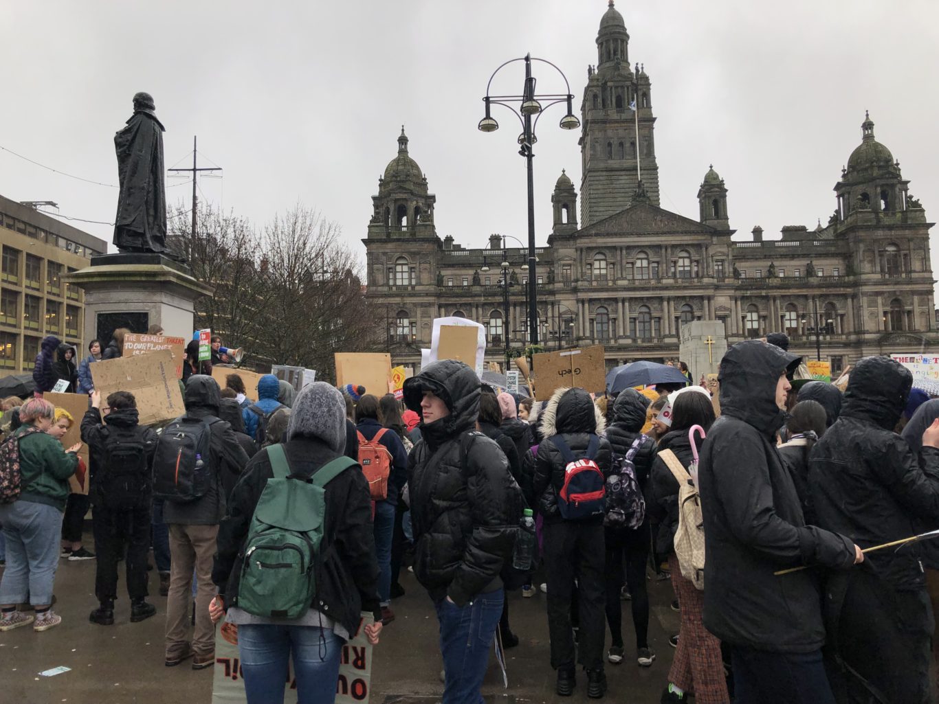 Climate change protest