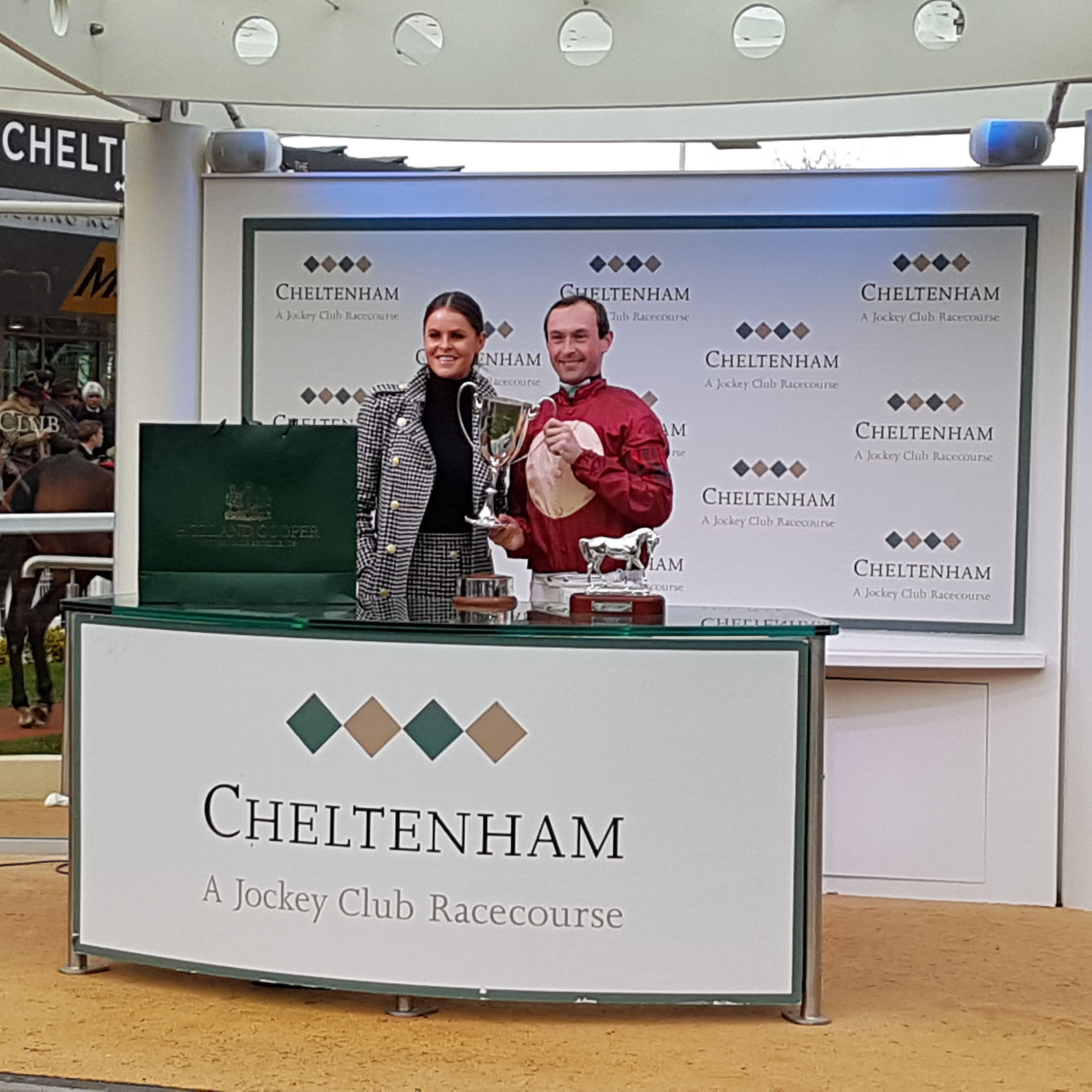 Nico de Boinville receives his trophy
