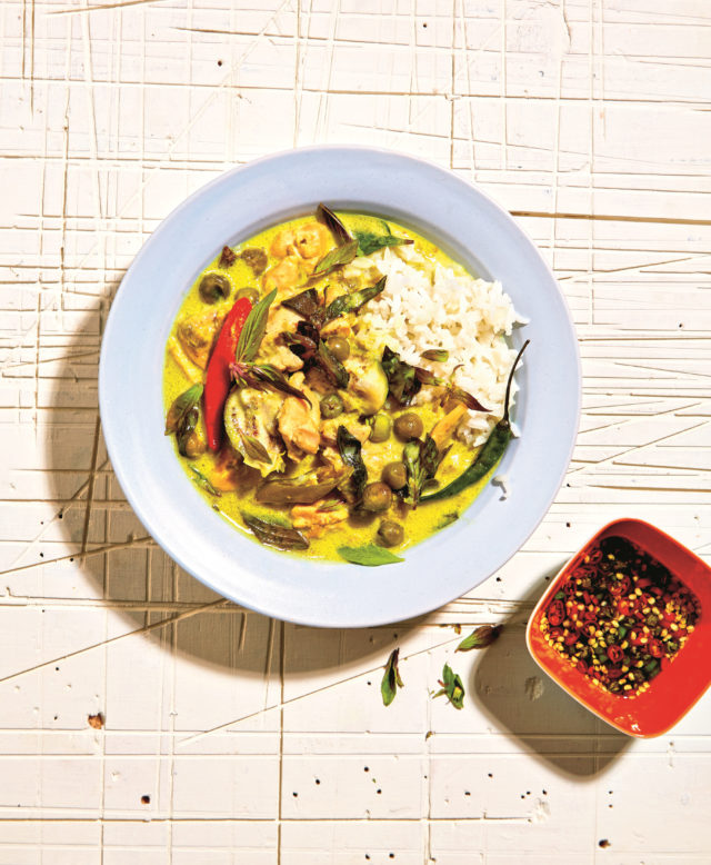 Classic green chicken curry from Baan: Recipes and stories from my Thai home by Kay Plunkett-Hogge (Louise Hagger/PA)