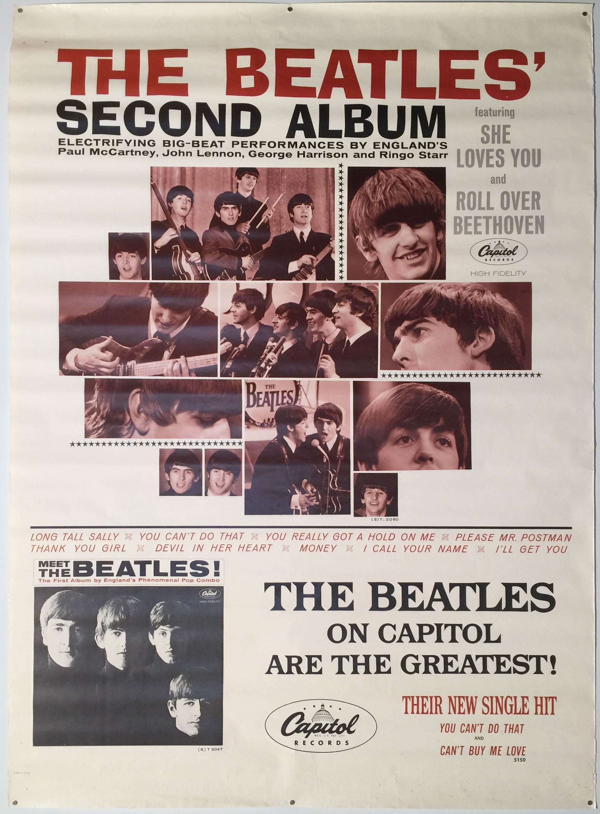 A poster for the Beatles which is going under-the-hammer 