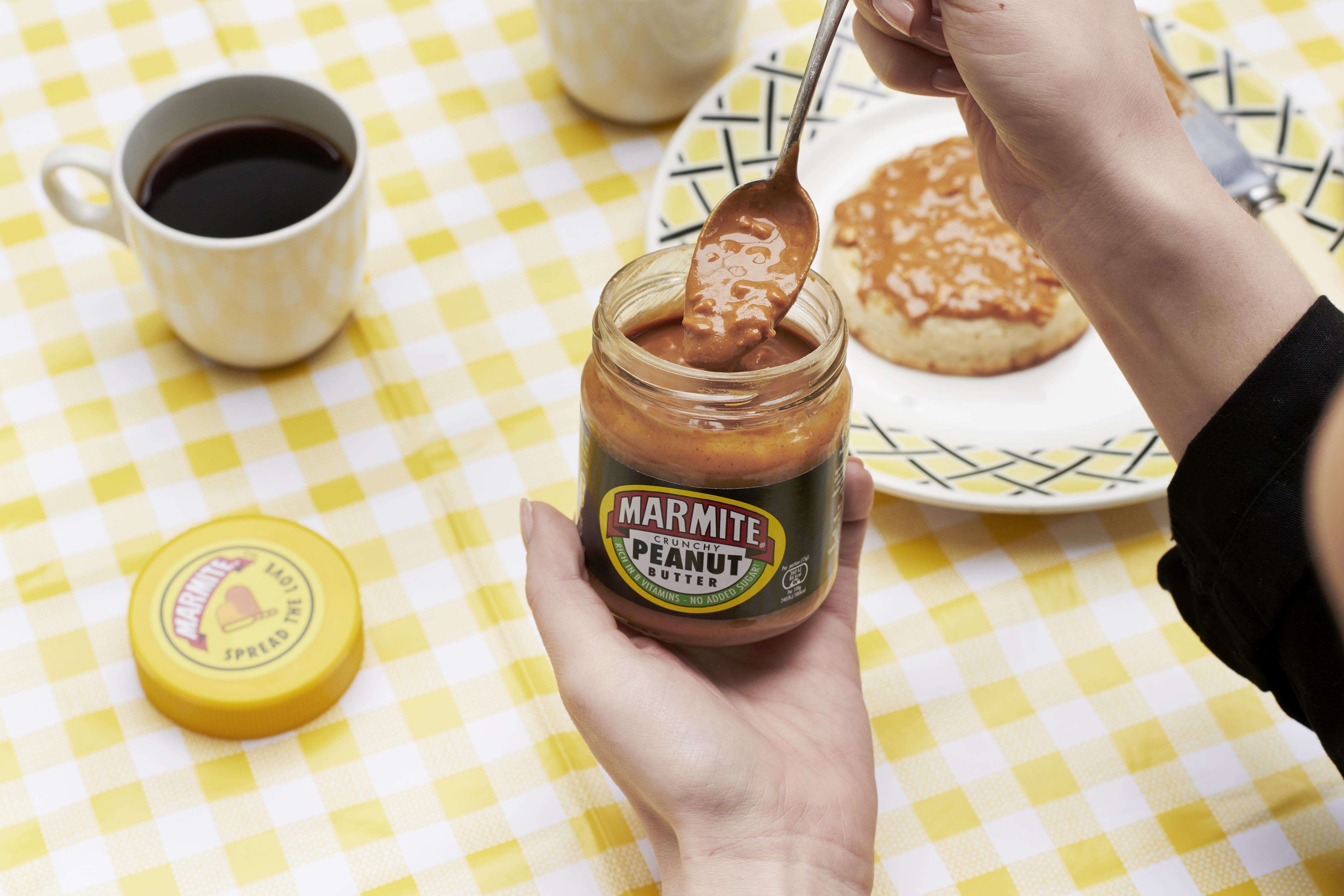 A jar of Marmite Peanut Butter