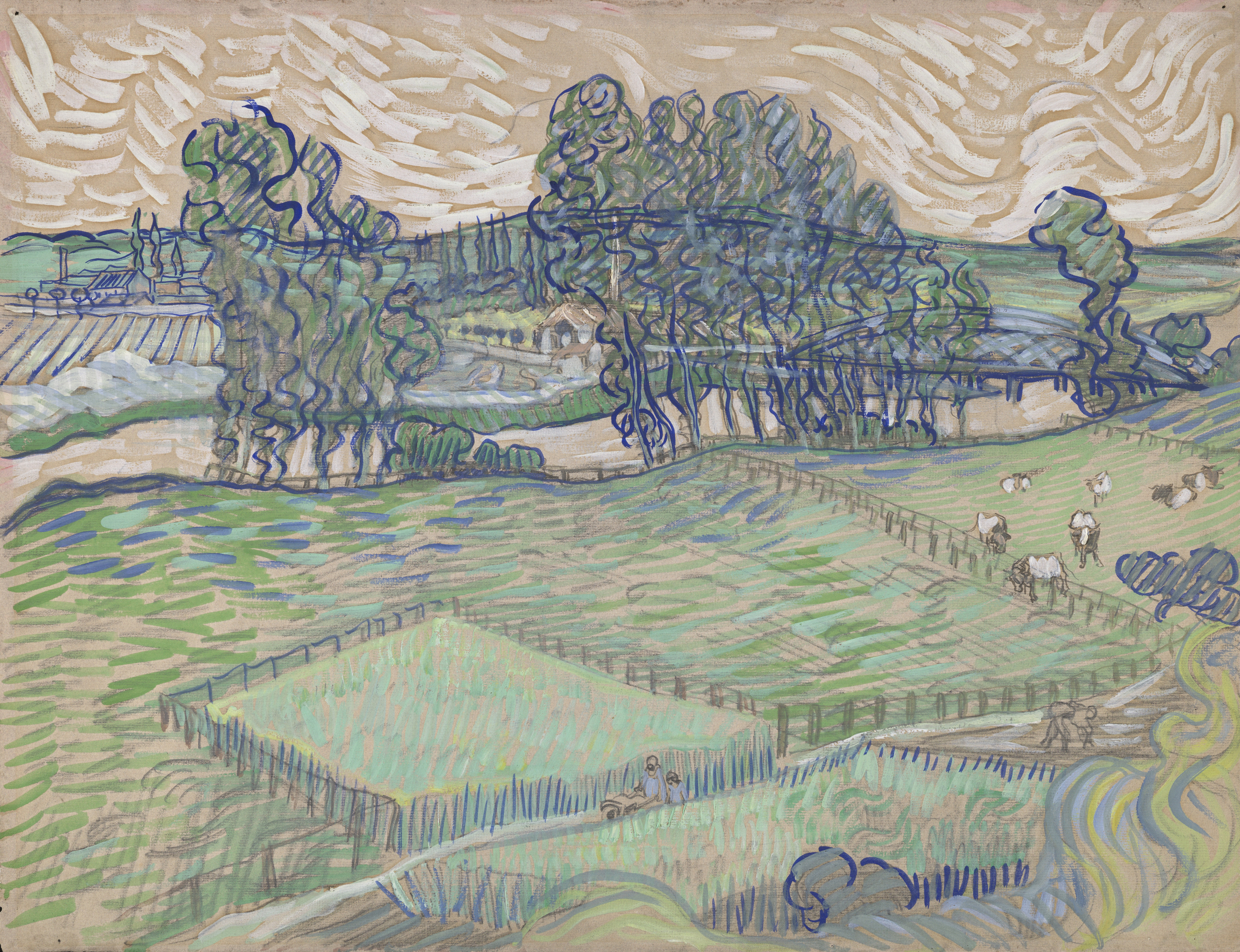 Vincent Van Gogh's The Oise at Auvers