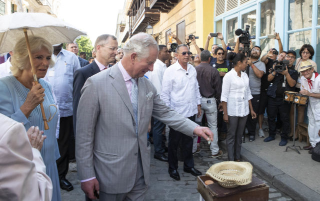 Camilla and Charles in Old Havana