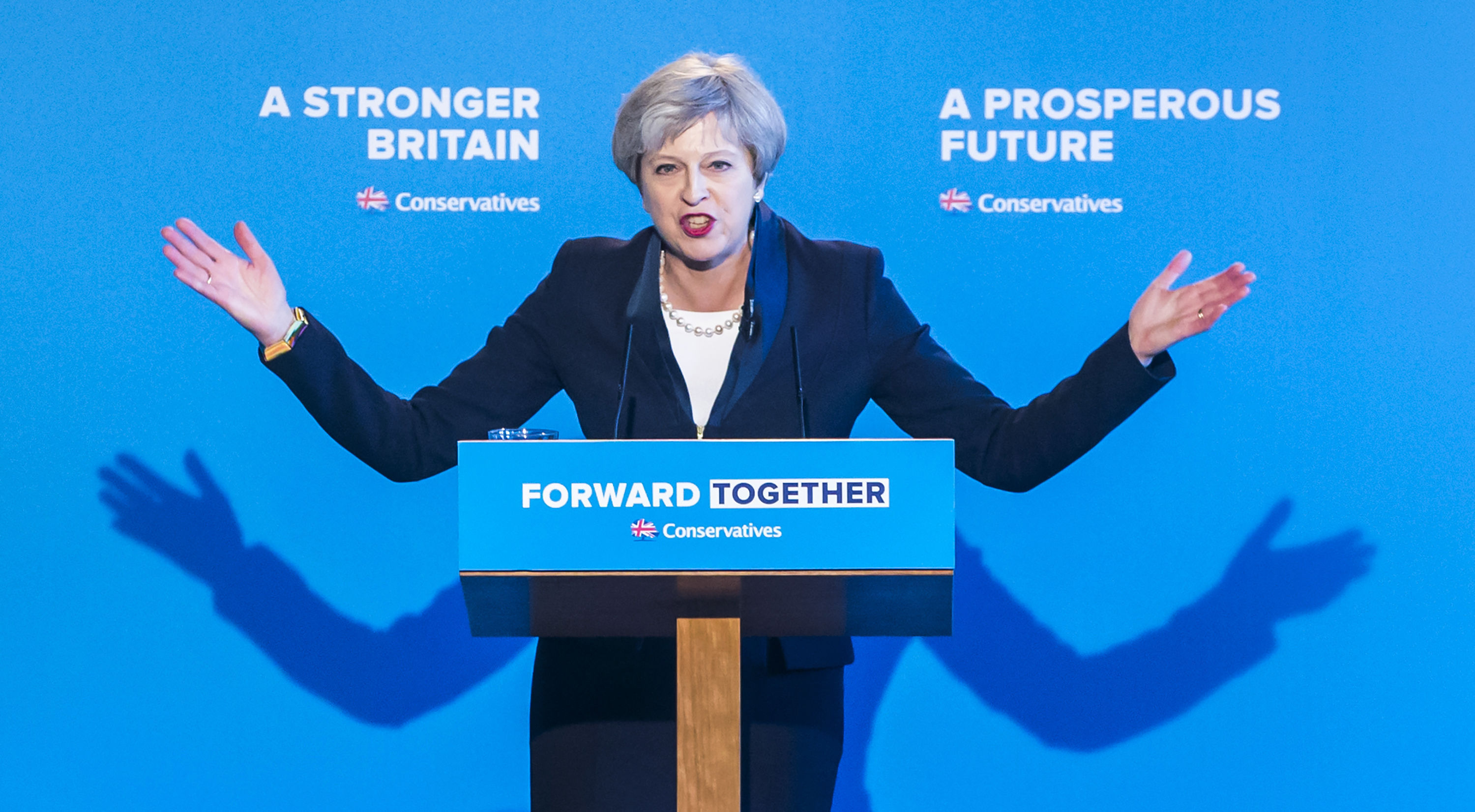 Mrs May's awkward demeanour and endlessly repeated 'strong and stable' mantra saw her dubbed the Maybot during the 2017 election campaign 