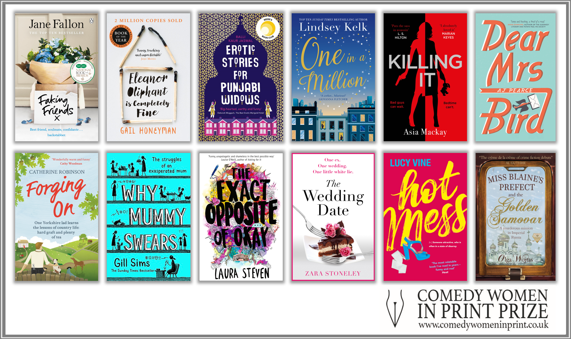 Books on the longlist 