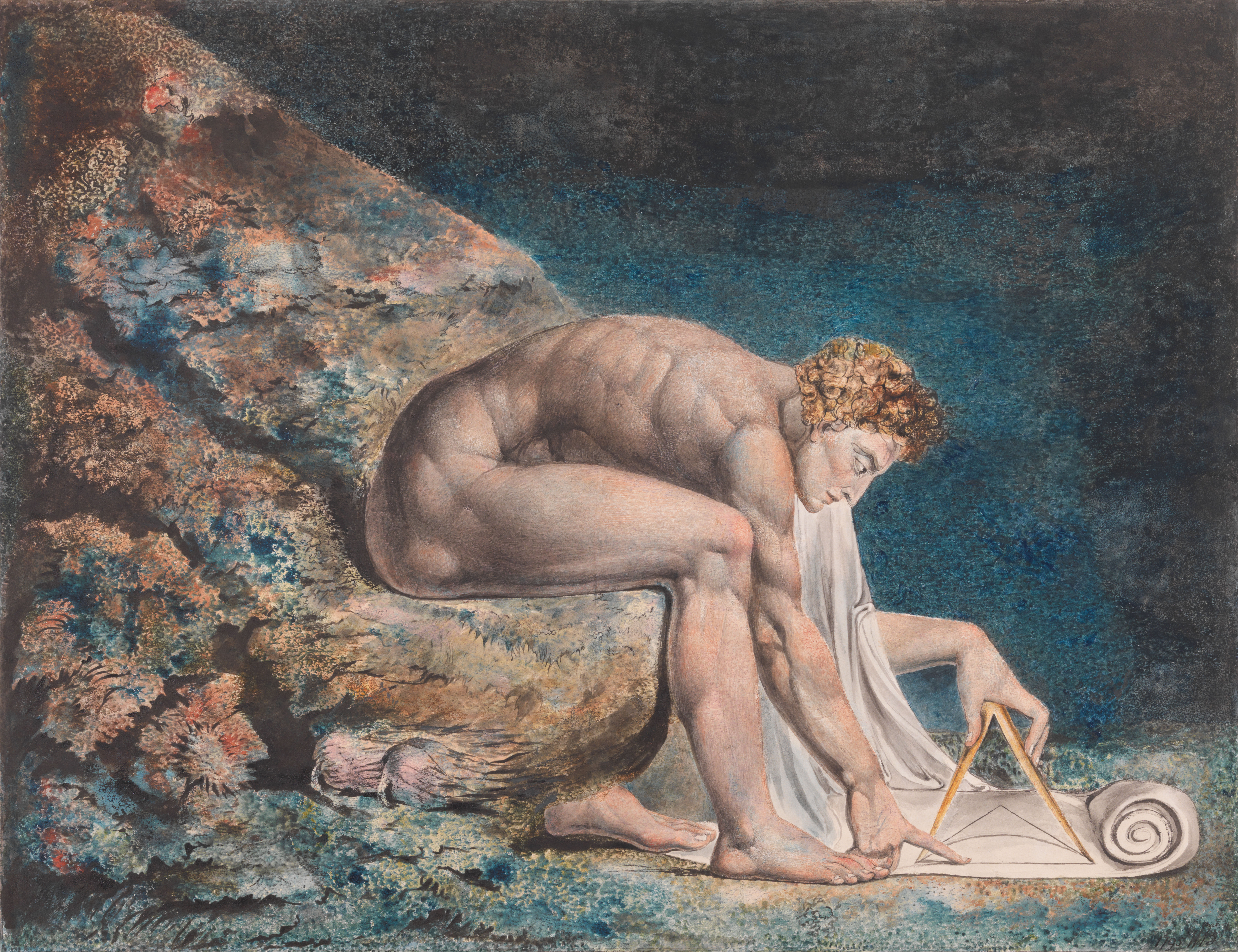 Newton by William Blake 