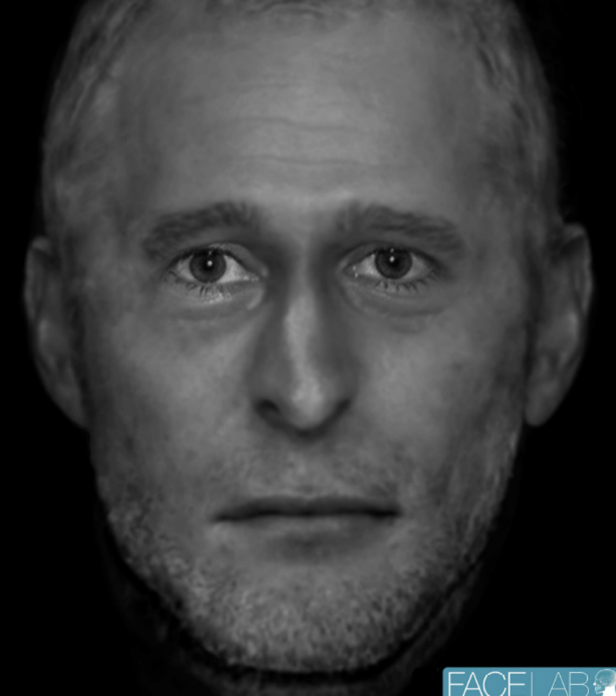 Professor Caroline Wilkinson made the 2D reconstruction of the man's face from his skeletal remains (Caroline Wilkinson/PA).