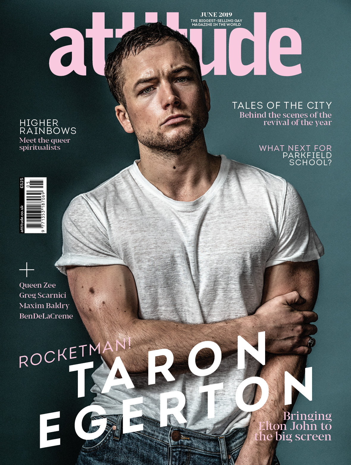 Taron Egerton in Attitude magazine
