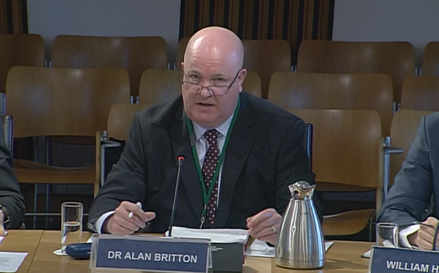 Dr Allan Britton from the University of Glasgow said that the 'profound backdrop' to education issues is a lack of clarity over accountability