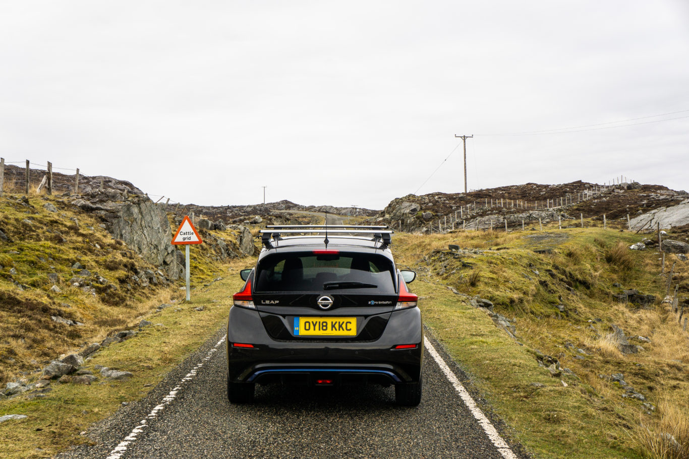 The Leaf did well in the twisting roads of Lewis and Harris