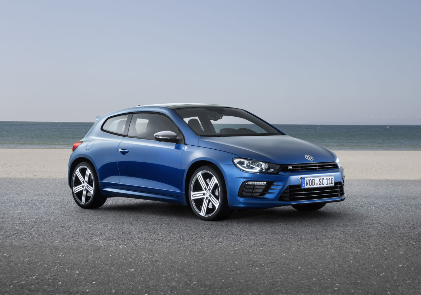 The Scirocco R pushes out 261bhp