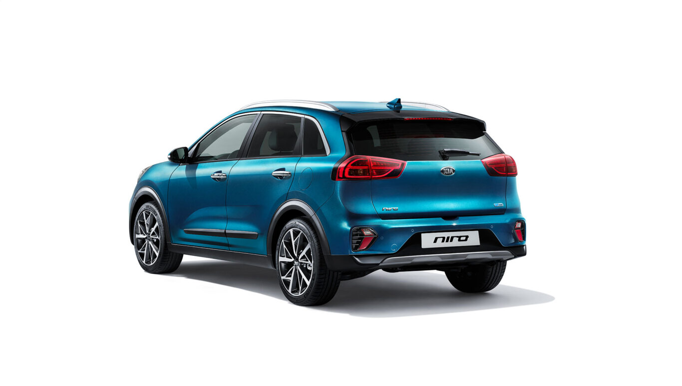 It takes inspiration from the all-electric e-Niro