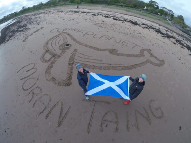A Clean Planet event has been held at Cramond Beach in Edinburgh (Have You Got The Bottle/MCS/PA)