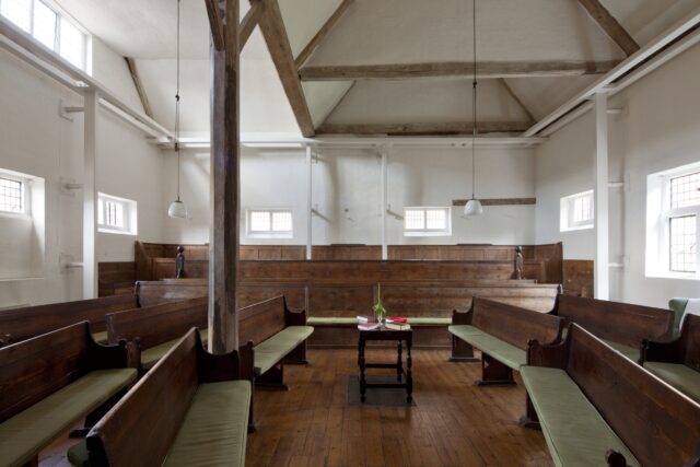 The meeting house in Hertford has been upgraded to the highest level of protection Grade I listed (Historic England Archive/PA)