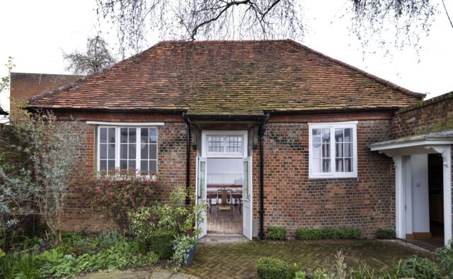 Aylesbury Quaker Meeting House is tucked away in the historic core of the town (Historic England Archive/PA)